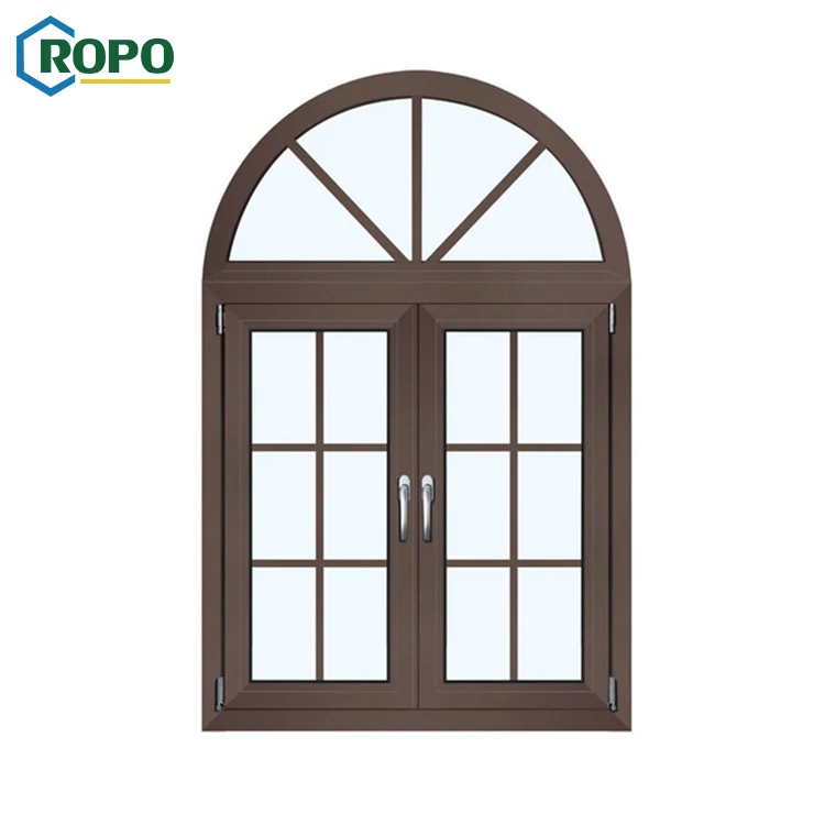 AS2208 AS2047 Arch Fixed Size Curve Aluminum French European Home House Windows