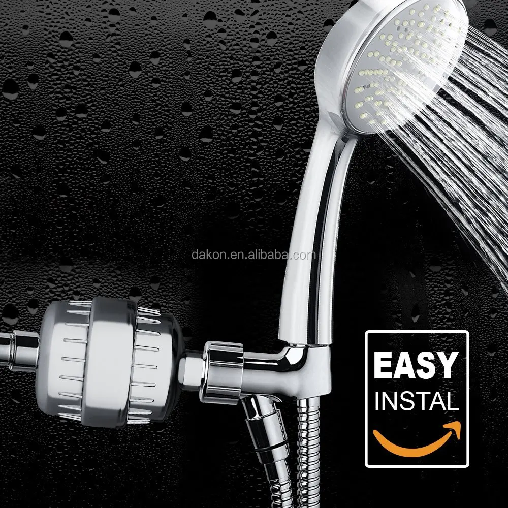 Shower Filter with Replaceable 12 STAGE Cartridges Shower Water Purifier Remove Chlorine, Heavy Metals and Water Impurities
