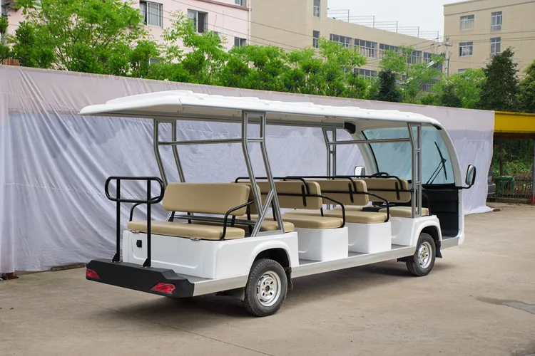 Китайский 14 местный электро экскурсионный электромобиль