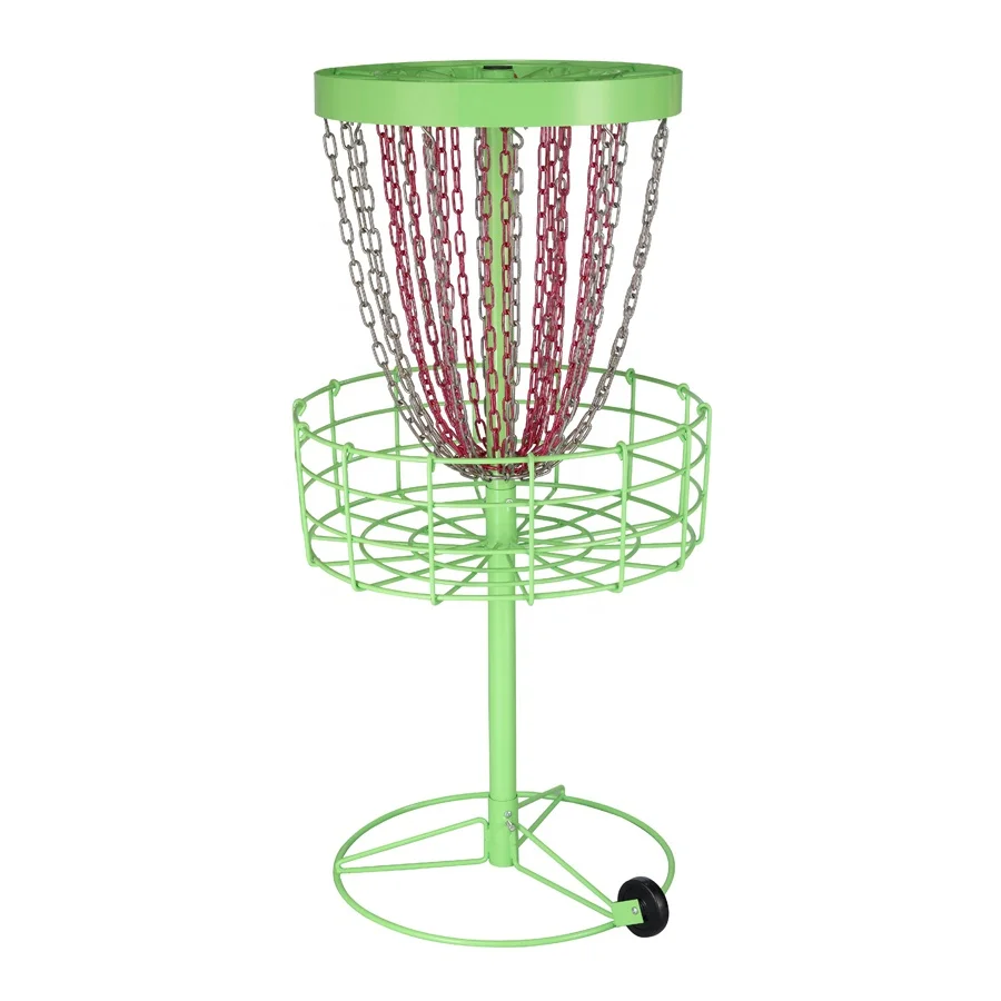 PDGA approved Bullseye Precision Black powder coating Disc Golf Basket