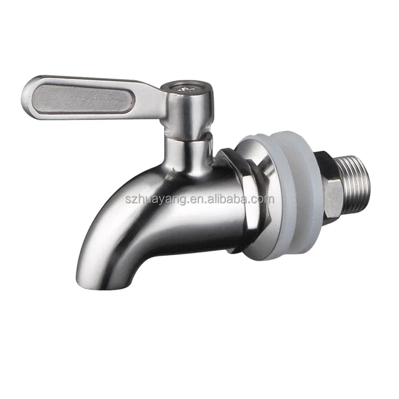 Stainless Steel 304 Polished Beverage Dispenser Replacement beer Faucet
