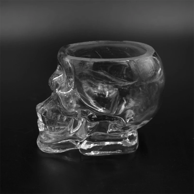 Wholesale unique 180 ml 350 ml cheap price wine scull skull shot glass