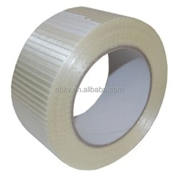 High Quality Heavy Duty Waterproof Rubber  Fiberglass Polyester Filament Strapping Strong Reinforced Packing Bunding Tape
