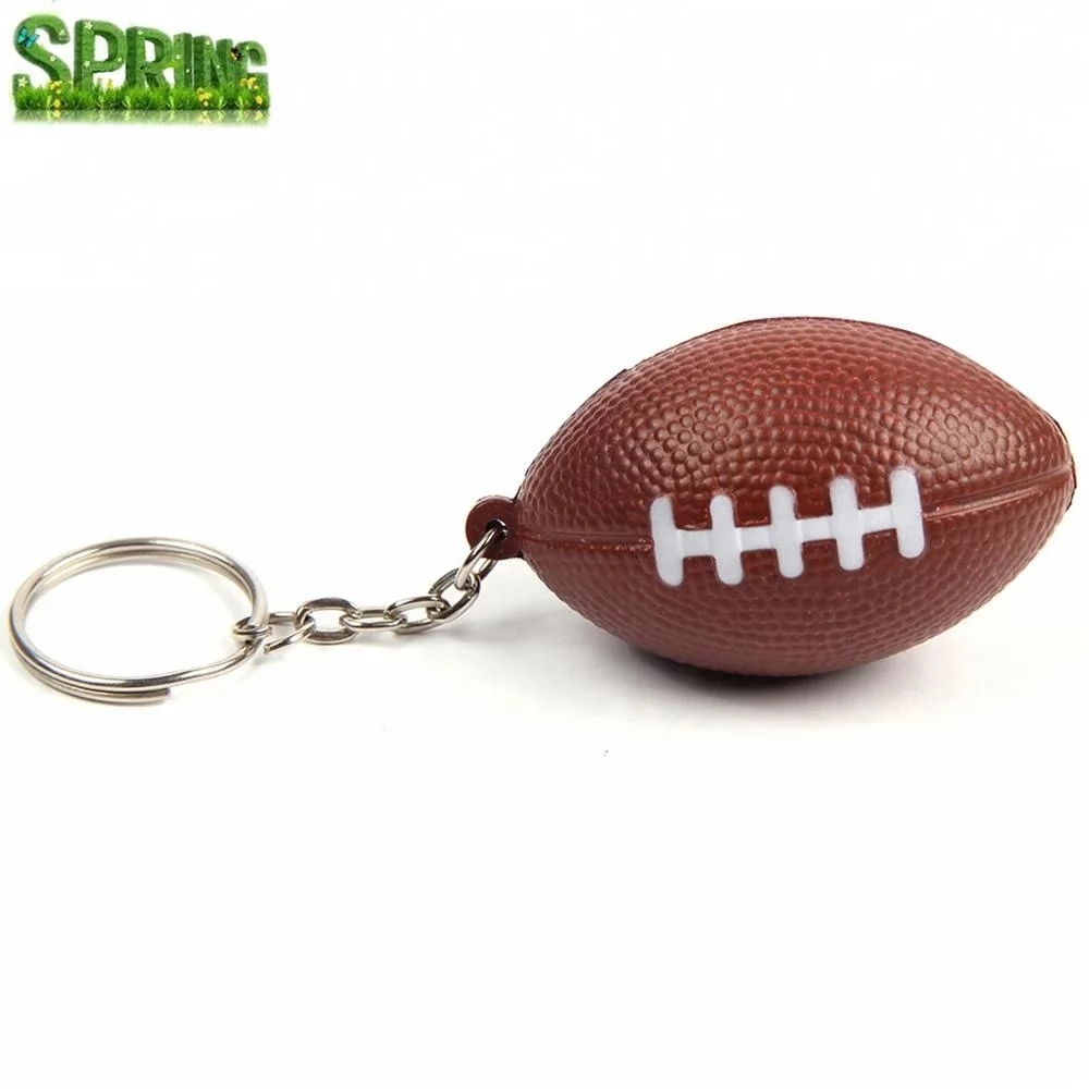 Promotion gift American Football Fans Keychain /USA Rugby Ball Key Chain