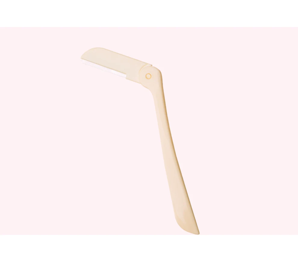 NATINA wholesale hot sale 2PC Safe Eyebrow Razors Blade Makeup Shaver Knife Eyebrow Trimmer