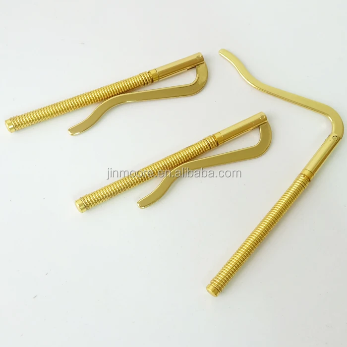 BMC01 4 Colors Brass Tie Bar Spring Money Clip Clasp For Men Wallet
