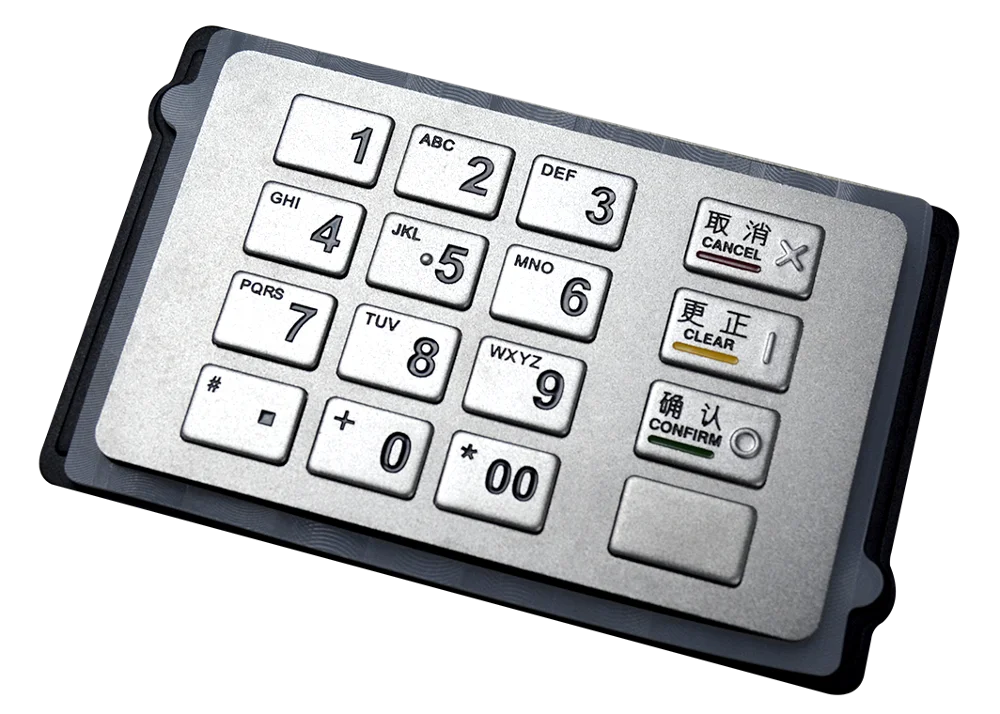 Justtide EPP PCI5.0 certified ATM PIN PAD metal encrypted pin pad keyboard atm