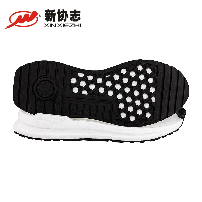 Xinxiezhi Latest Design New Style Soles For Sport Shoes E-Tpu Non-Slip Mens Soles Cushioning Wear-Resisting Sneaker Sole