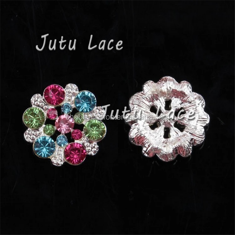 Colorful shininy wedding invitation rhinestone embellishment - festival card flat backs jewel ornaments botton