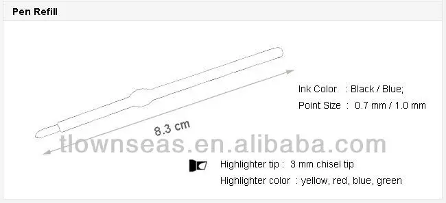 os-6040-2-in-1-highlighter-refill