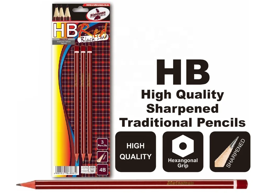 Стандартные Графитовые карандаши 2B 4B 6B