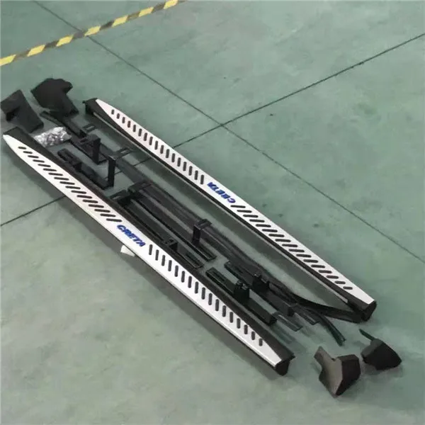 new model side step car running board aluminium alloy  foot pedal for  Hyundai creta ( ix 25 )