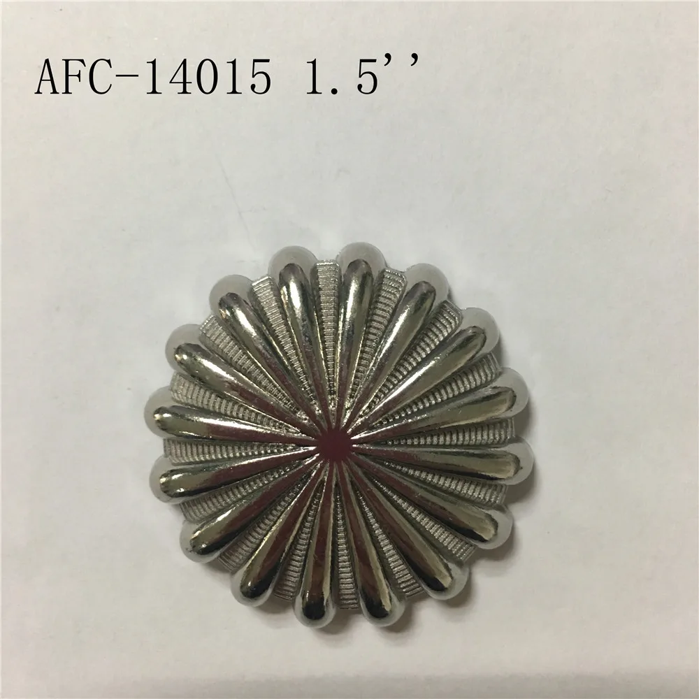 antique brass spur saddle conchos with screw back 1.5'