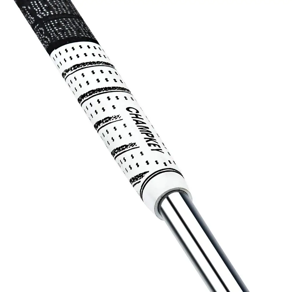 Champkey Multi Compound White&Black Golf Grips, Anti-Slip, Ecological Cotton Yarn Thread Technology, Soft Material