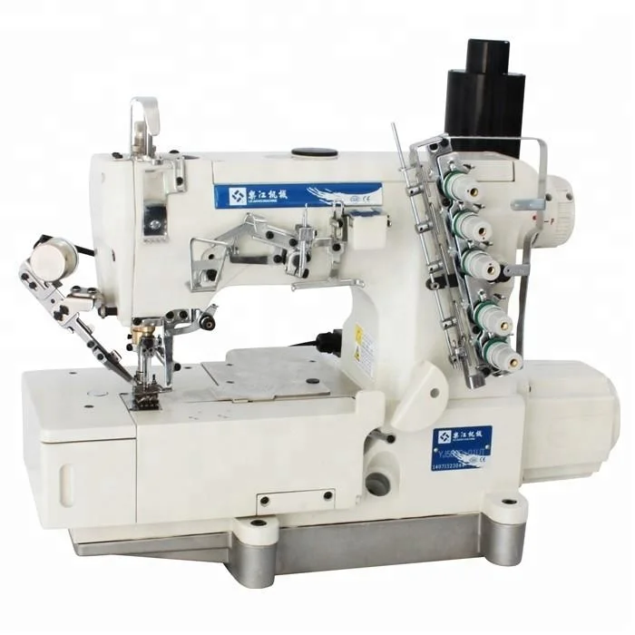 Industrial Automatic Flat Bed Interlock Sewing Machine For T-shirt