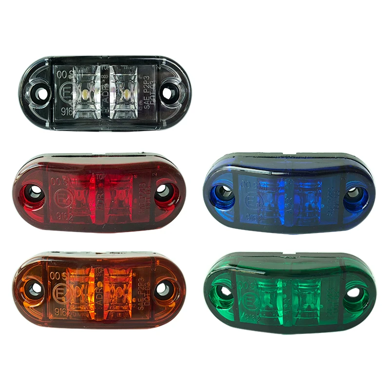E-mark ADR DOT 10-30V led clearance lamp For Bus Boat truck trailer