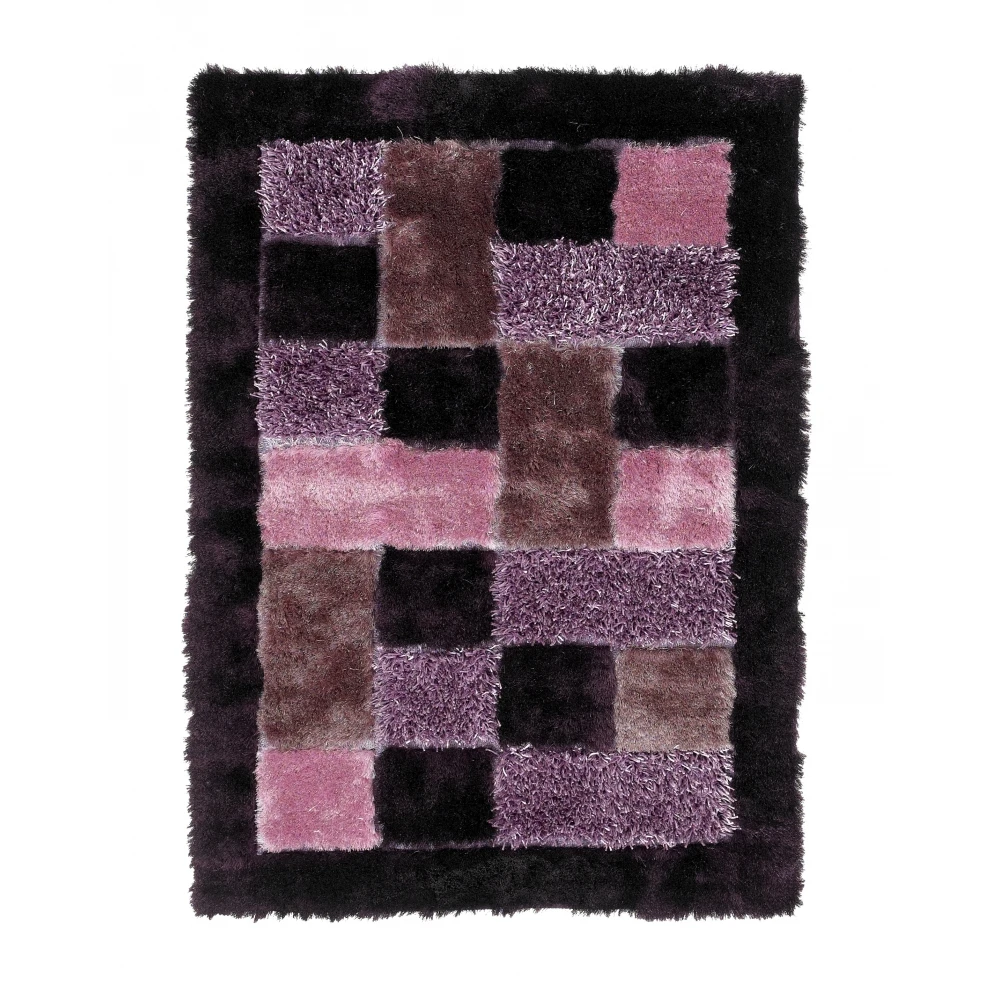 Hand tufted modern design area tianjin shaggy carpet rug