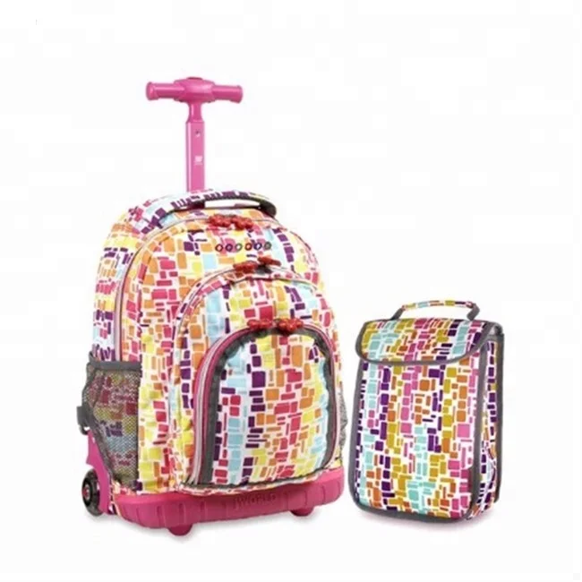  Promotional items for 2019 High Quality Fashion Kids kids school trolley backpack With