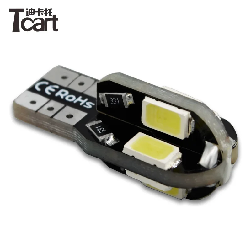 Guangdian auto signal lighting bulb t10 194 168 5730 8smd canbus error free car led lamp side wedge light