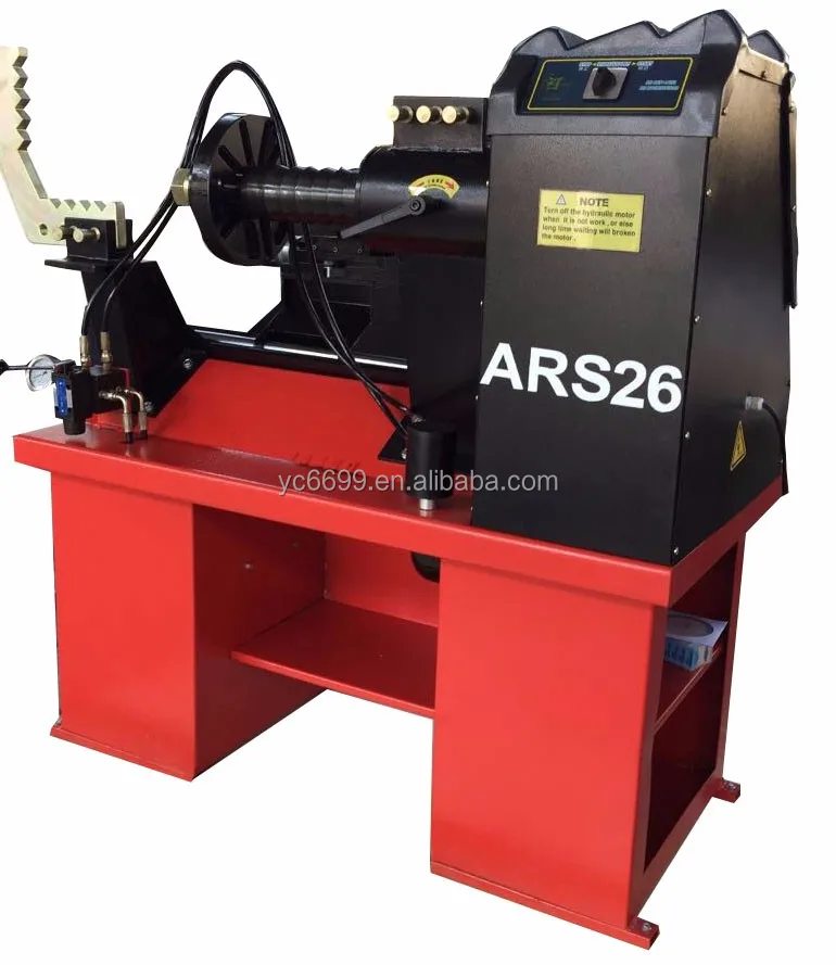 With Lathe  for alloy mag wheel repair equipment ARS26L Rim Straightening Machine