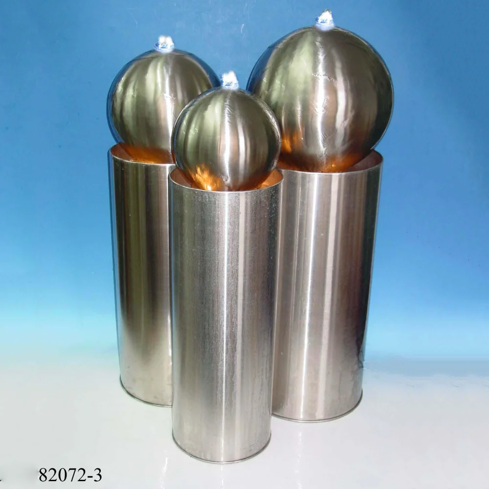 Solar cascading garden water feature outdoor waterfall fountain