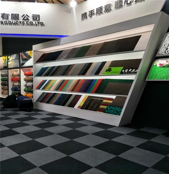 factory in china   carpets tiles with pvc backing