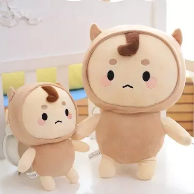 Wholesale custom plush buckwheat doll toy lonely and brilliant god doll gift buckwheat doll