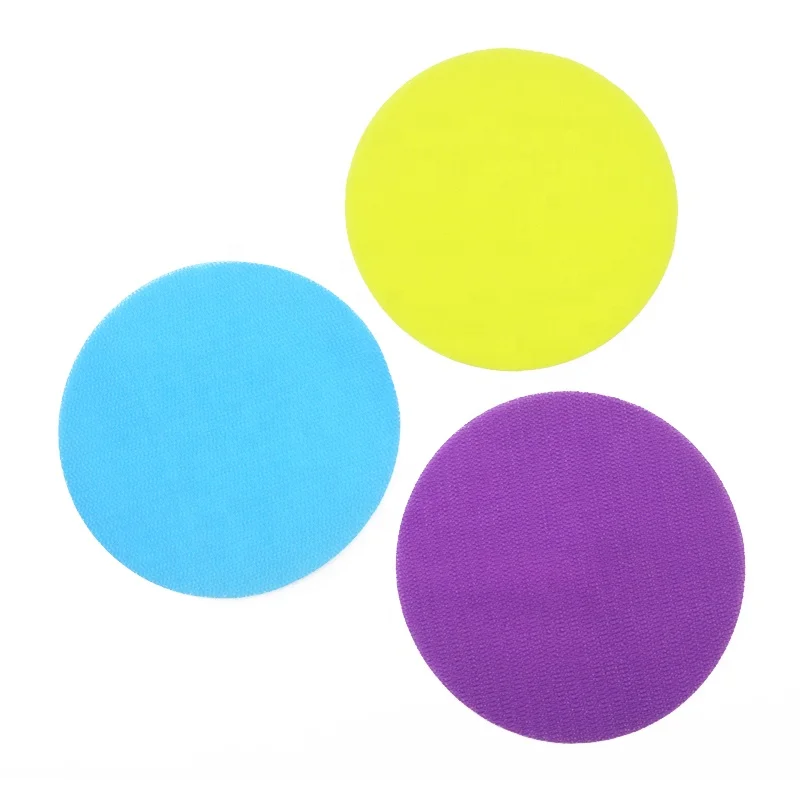 Spot Markers Carpet Markers Sitting Spots Hook and Loop Spot Marker for Kindergarten and Classroom Preschool