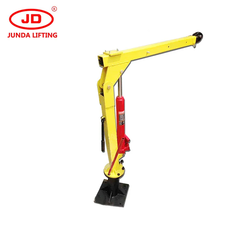12v small mini truck mounted crane/portable mini crane