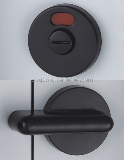 plastic toilet door indicator lock