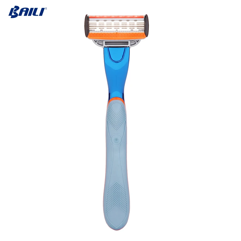 Guangzhou Factory 5 blade with 1 trimmer Six Blade Saftey System shaver Razor