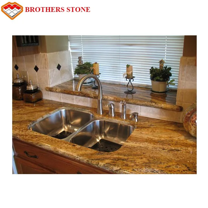
Big Slab Stone Form and Polished Surface Finishing imperial gold granite 
