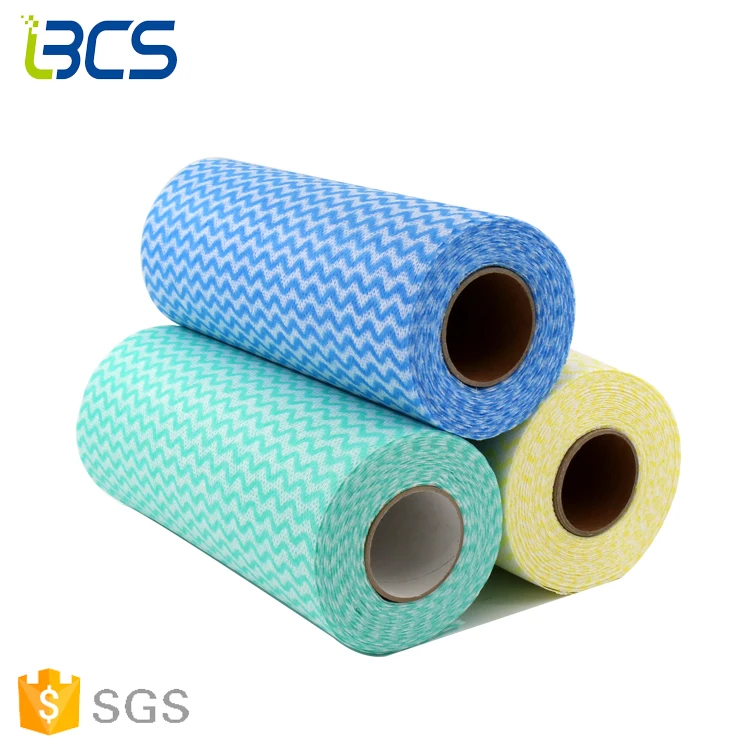 
Non-Woven Biodegradable Dishcloth Disposable Kitchen Wash Cloth In Roll 