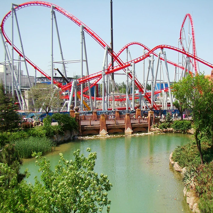 Big Amusement Park Outdoor Rides Equipment 360 Factory Roller Coaster Price