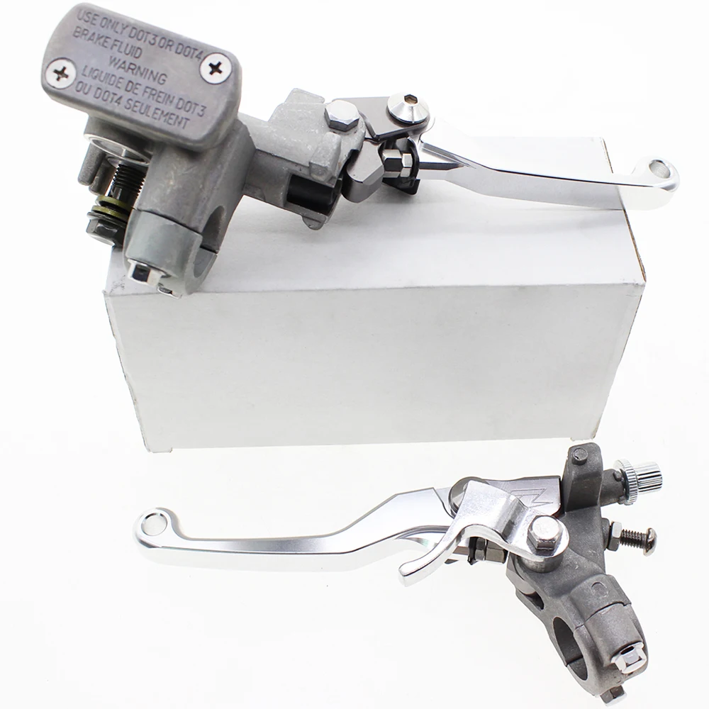 Supply distributor performance racing master cylinder hydraulic brake clutch levers for honda dirt bike