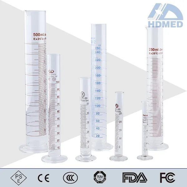 HDMED All types of Laboratory Glassware, high quality Boro 3.3 glass
