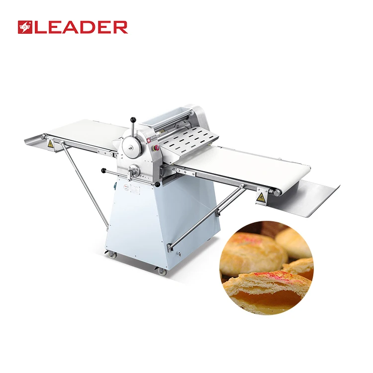 
Commercial big efficiency standing bakery automatic rollmatic benchtop croissant dough sheeter 