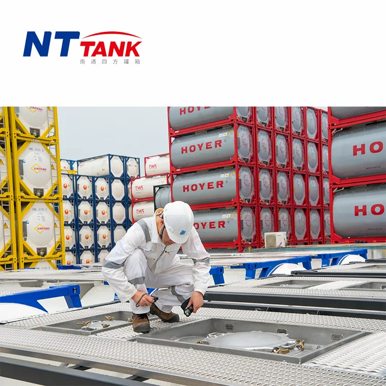 Vertical stainless steel bitumen 20 foot container for sale