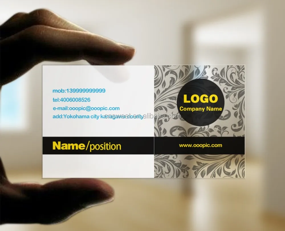 
Custom Printed Label Plate Plastic Business Card (VIP Card) 