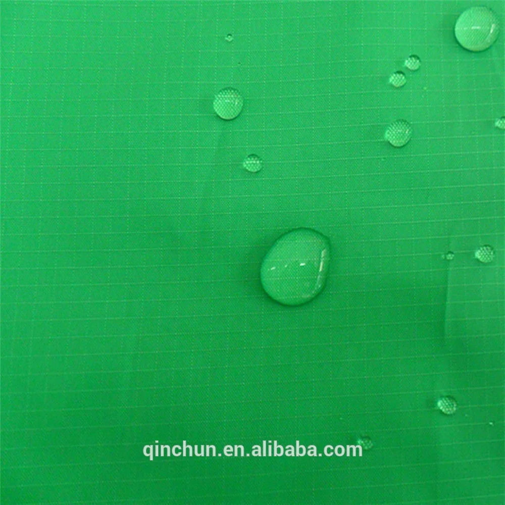 PU coated 230T 70D nylon ripstop fabric for air inflatable sleeping bed