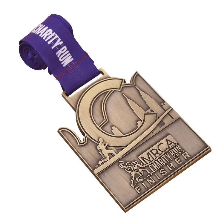 custom personalized medals chinese medal with ribbon