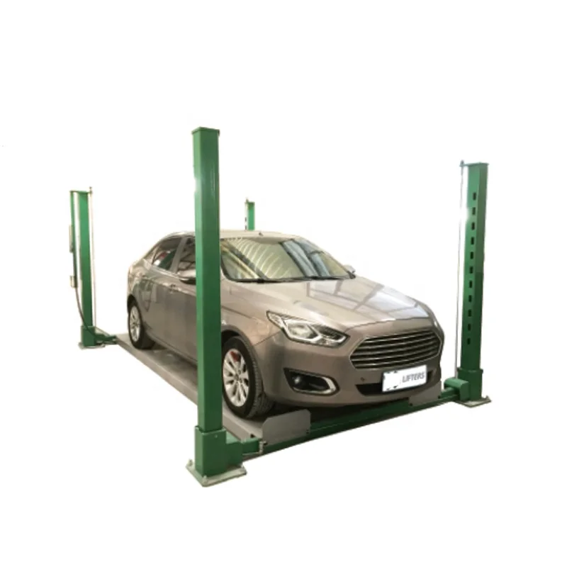 Home Garage China Manufacturer 4 post car outdoor parking lifter and elevator