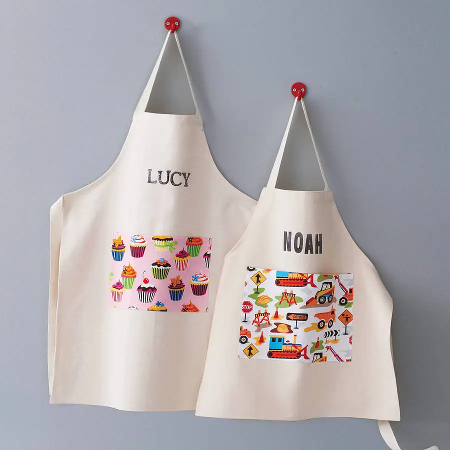Waterproof oilproof kids painting apron