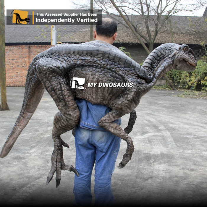 MY-Dino J24-1 Latex Dinosaur Hand Puppet Raptor