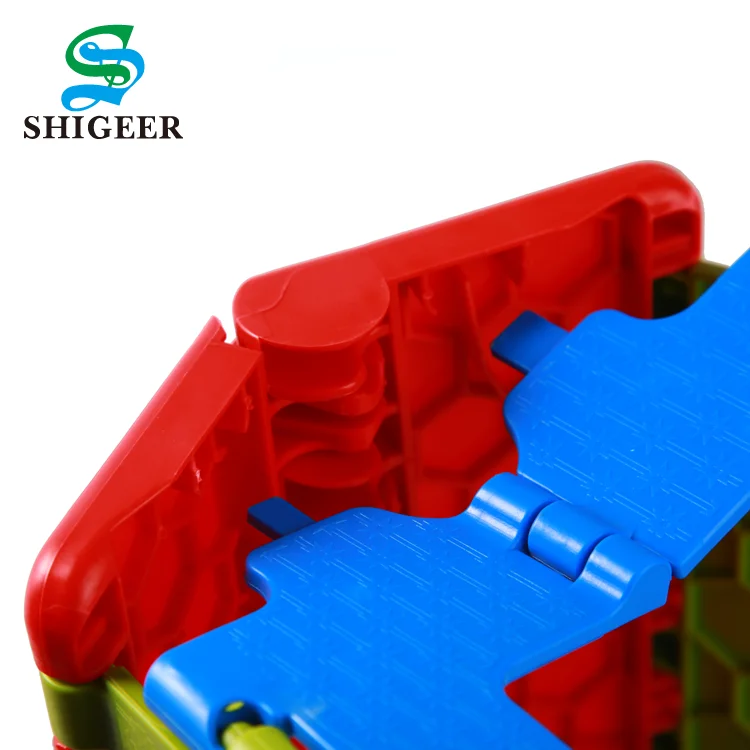 High Quality Customized New Style Portable Colourful Plastic Folding Stool