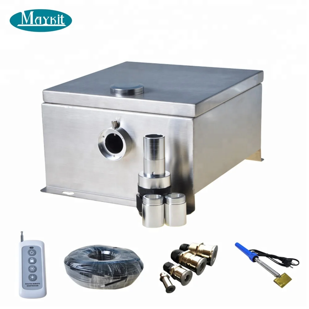 
DIY Multicolor twinkle LED fiber optic pool light for 60 sqm pool 