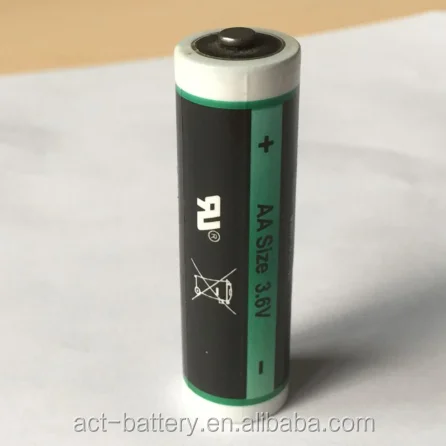 
3.6V lisocl2 lithium battery AA ER14505 battery with JST XH-2/5264/PHR-2 connector 