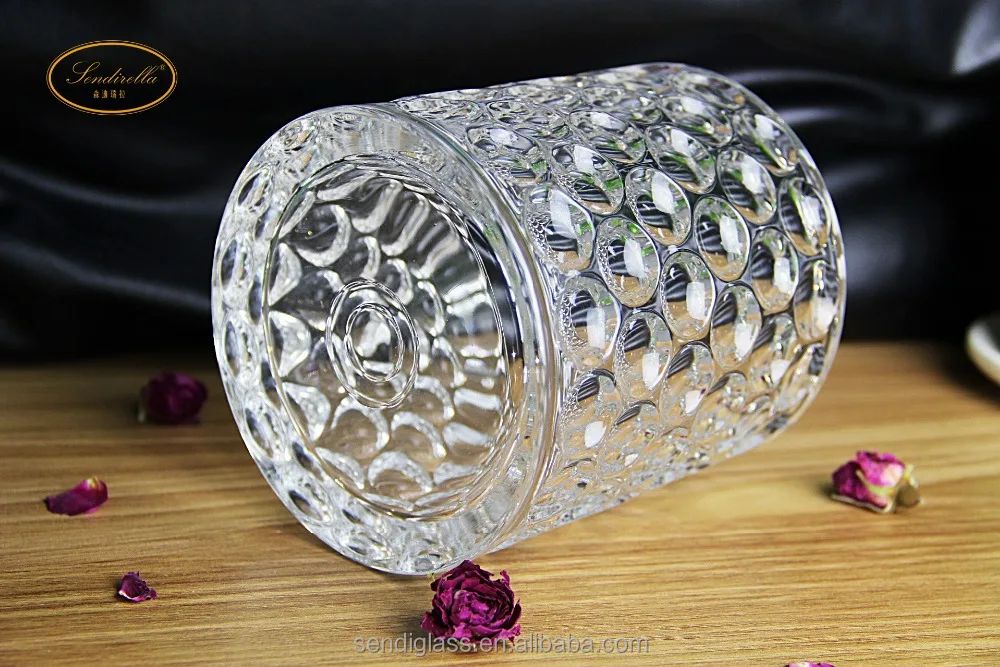 Sendirella Round Point Home deco Glass Candle Holder