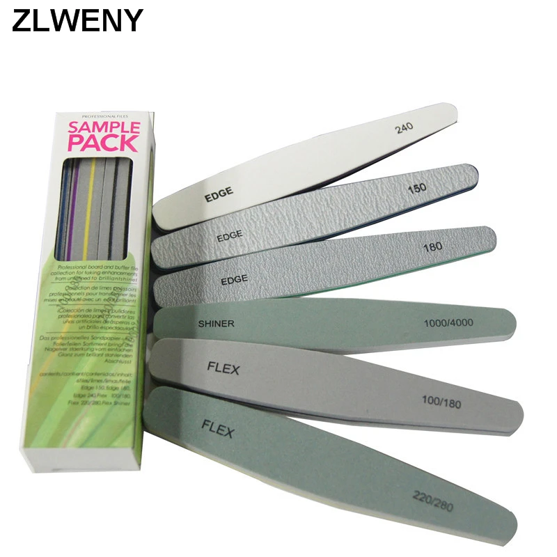 Профессиональная пилка для ногтей хорошего качества, японская пилка для ногтей 100/180