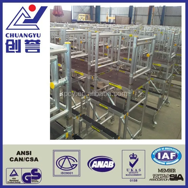 mini portable aluminum scaffolding